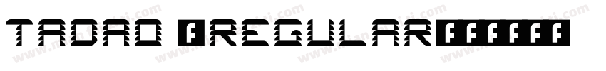 Tadao 2 Regular字体转换